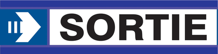 PANNEAU SORTIE FLECHE A DROITE D-SIGN 180X45MM TALIAPLAST - 630627