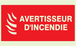 PANNEAU AVERTISSEUR D' INCENDIE LUMINESCENT 330X200MM TALIAPLAST - 631115