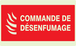 PANNEAU COMMANDE DE DESENFUMAGE LUMINESCENT 330X200MM TALIAPLAST - 631117