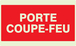 PANNEAU PORTE COUPE-FEU LUMINESCENT 330X200MM TALIAPLAST - 631121