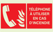 TELEPHONE A UTILISER EN CAS D'INCENDIE LUMIN. 330x200mm TALIAPLAST - 631126