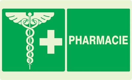 PANNEAU PHARMACIE LUMINESCENT 330X200MM TALIAPLAST - 631401