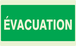 PANNEAU EVACUATION LUMINESCENT 330X200MM TALIAPLAST - 631405