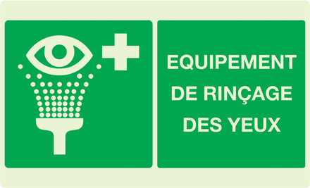 PANNEAU EQUIPEMENT DE RINCAGE DES YEUX LUMINESCENT 330X200MM TALIAPLAST - 631410