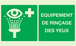PANNEAU EQUIPEMENT DE RINCAGE DES YEUX LUMINESCENT 330X200MM TALIAPLAST - 631410