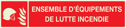 EQUIPEMENTS DE LUTTE CONTRE L'INCENDIE LUMIN. 330x75mm TALIAPLAST - 635112