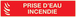 PANNEAU PRISE D'EAU INCENDIE LUMINESCENT 330X75MM TALIAPLAST - 635113