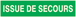 PANNEAU ISSUE DE SECOURS LUMINESCENT 330X75MM TALIAPLAST - 635402