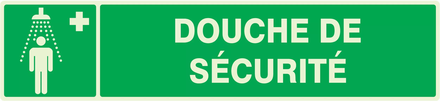 PANNEAU DOUCHE DE SECURITE LUMINESCENT 330X75MM TALIAPLAST - 635413