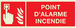 PANNEAU POINT D'ALARME INCENDIE LUMINESCENT 330X120MM TALIAPLAST - 636103
