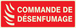 PANNEAU COMMANDE DE DESENFUMAGE LUMINESCENT 330X120MM TALIAPLAST - 636117