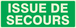 PANNEAU ISSUE DE SECOURS LUMINESCENT 330X120MM TALIAPLAST - 636402