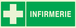 PANNEAU INFIRMERIE LUMINESCENT 330X120MM TALIAPLAST - 636403