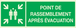 POINT DE RASSEMBLEMENT APRES EVACUATION LUMIN.330x120mm TALIAPLAST - 636408