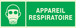 PANNEAU APPAREIL RESPIRATOIRE LUMINESCENT 330X120MM TALIAPLAST - 636409