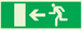 PANNEAU EVACUATION VERS SORTIE GAUCHE LUMINESCENT 330X120MM TALIAPLAST - 636424