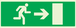 PANNEAU EVACUATION VERS SORTIE DROITE LUMINESCENT 330X120MM TALIAPLAST - 636425