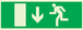 PANNEAU EVACUATION SORTIE BAS GAUCHE LUMINESCENT 330X120MM TALIAPLAST - 636427