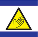 PANNEAU DANGER, ATTENTION A VOS MAINS D-SIGN 100X100MM TALIAPLAST - 637302