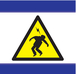 PANNEAU DANGER HAUTE TENSION D-SIGN 100X100MM TALIAPLAST - 637306