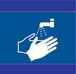 PANNEAU OBLIGATION DE SE LAVER LES MAINS D-SIGN 100X100MM TALIAPLAST - 637501
