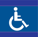 PANNEAU HANDICAPES D-SIGN 100X100MM TALIAPLAST - 637614