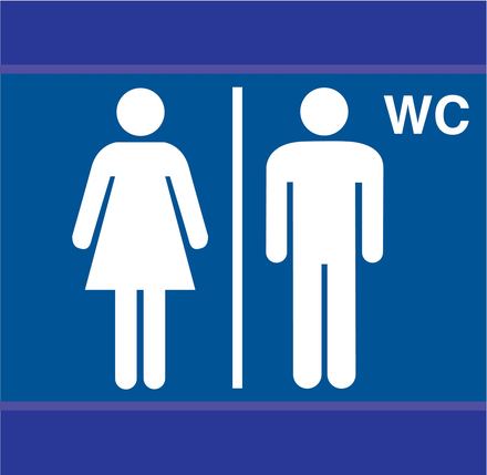 PANNEAU W,C D-SIGN 100X100MM TALIAPLAST - 637632