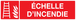 PANNEAU ECHELLE D'INCENDIE 200X52MM TALIAPLAST - 720102