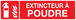 PANNEAU EXTINCTEUR A POUDRE 200X52MM TALIAPLAST - 720109