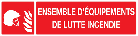 PANNEAU EQUIPEMENTS DE LUTTE CONTRE L'INCENDIE 200X52MM TALIAPLAST - 720112