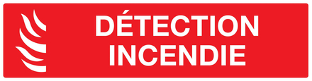 PANNEAU DETECTION INCENDIE 200X52MM TALIAPLAST - 720114