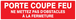 PANNEAU PORTE COUPE-FEU (+ TEXTE) 200X52MM TALIAPLAST - 720121