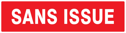 PANNEAU SANS ISSUE (INCENDIE) 200X52MM TALIAPLAST - 720124