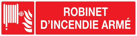 PANNEAU ROBINET D'INCENDIE ARME 200X52MM TALIAPLAST - 720125