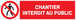 PANNEAU CHANTIER INTERDIT AU PUBLIC 200X52MM TALIAPLAST - 720209