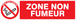 PANNEAU ZONE NON FUMEUR 200X52MM TALIAPLAST - 720235