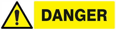 PANNEAU DANGER 200X52MM TALIAPLAST - 720304