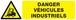 PANNEAU DANGER VEHICULES INDUSTRIELS 200X52MM TALIAPLAST - 720310
