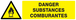 PANNEAU DANGER, SUBSTANCES COMBURANTES 200X52MM TALIAPLAST - 720313