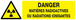 DANGER MATIERES RADIOACTIVES//RAD° IONISANTES 200x52mm TALIAPLAST - 720314