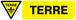 PANNEAU DANGER TERRE 200X52MM TALIAPLAST - 720318