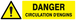 PANNEAU DANGER CIRCULATION D'ENGINS 200X52MM TALIAPLAST - 720324
