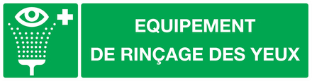 PANNEAU EQUIPEMENT DE RINCAGE DES YEUX 200X52MM TALIAPLAST - 720410