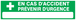 PANNEAU EN CAS D'ACCIDENT PREVENIR D'URGENCE 200X52MM TALIAPLAST - 720412