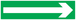 PANNEAU FLECHE (SECOURS) 200X52MM TALIAPLAST - 720419