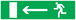 PANNEAU EVACUATION VERS SORTIE GAUCHE 200X52MM TALIAPLAST - 720423