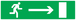 PANNEAU EVACUATION VERS SORTIE DROITE 200X52MM TALIAPLAST - 720424