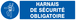 PANNEAU HARNAIS DE SECURITE OBLIGATOIRE 200X52MM TALIAPLAST - 720515