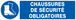 PANNEAU CHAUSSURES DE SECURITE OBLIGATOIRES 200X52MM TALIAPLAST - 720518