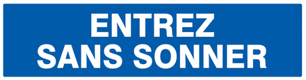 PANNEAU ENTREZ SANS SONNER 200X52MM TALIAPLAST - 720616